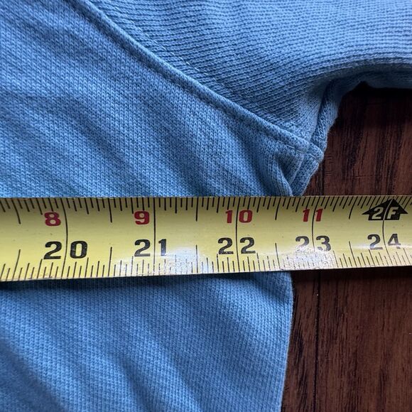 ATM Anthony Thomas Melillo Hoodie Color Capsule Pullover Blue Womens Size Large - Picture 11 of 12